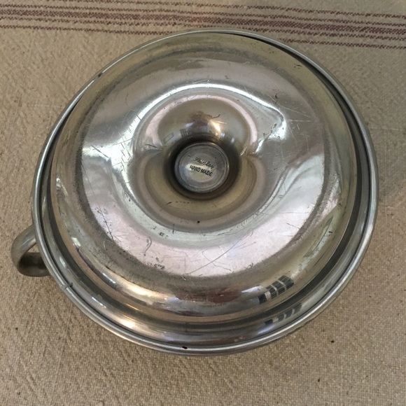 Vintage Handmade Silver Metal Candlestick Holder - Picture 5 of 6